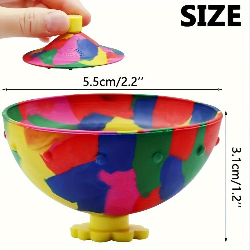 Camouflage Bouncing Bowl, Bouncing Bowl Fidget Toys