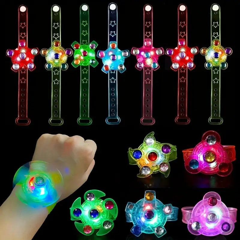 The Rotary Gyro Watch Bracelet Toy-Light Up Your Kid's World
