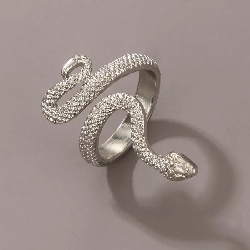 Snake Ring Punk Style Animal Design Hand Jewelry For Men Women Unisex Jewelry