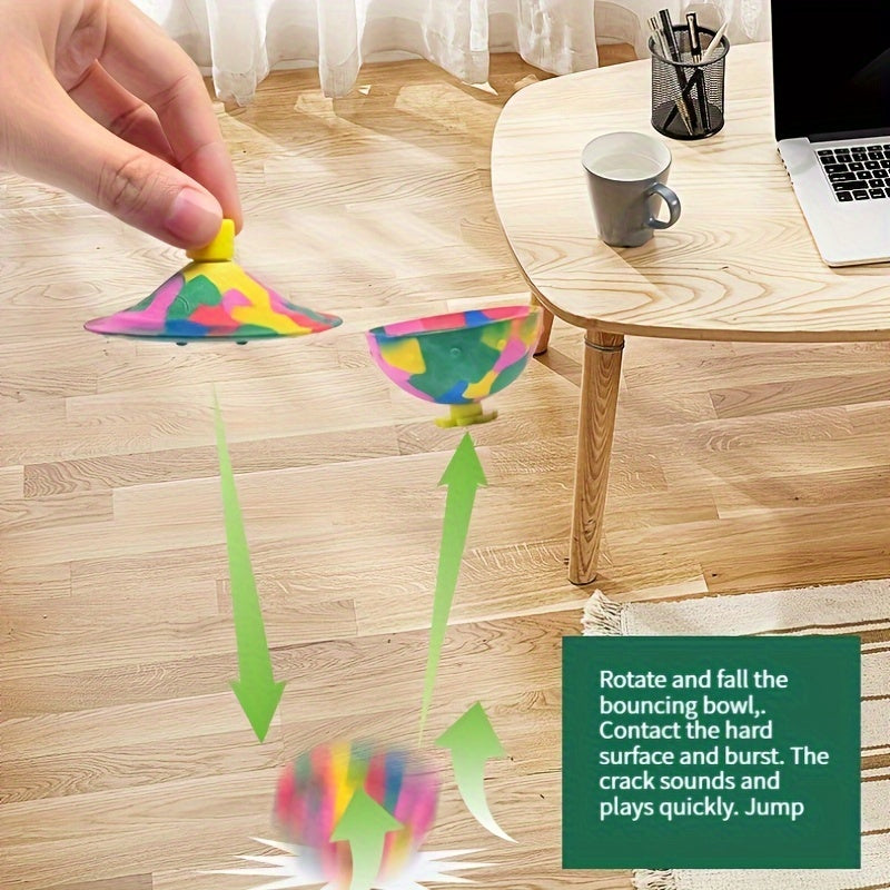 Camouflage Bouncing Bowl, Bouncing Bowl Fidget Toys