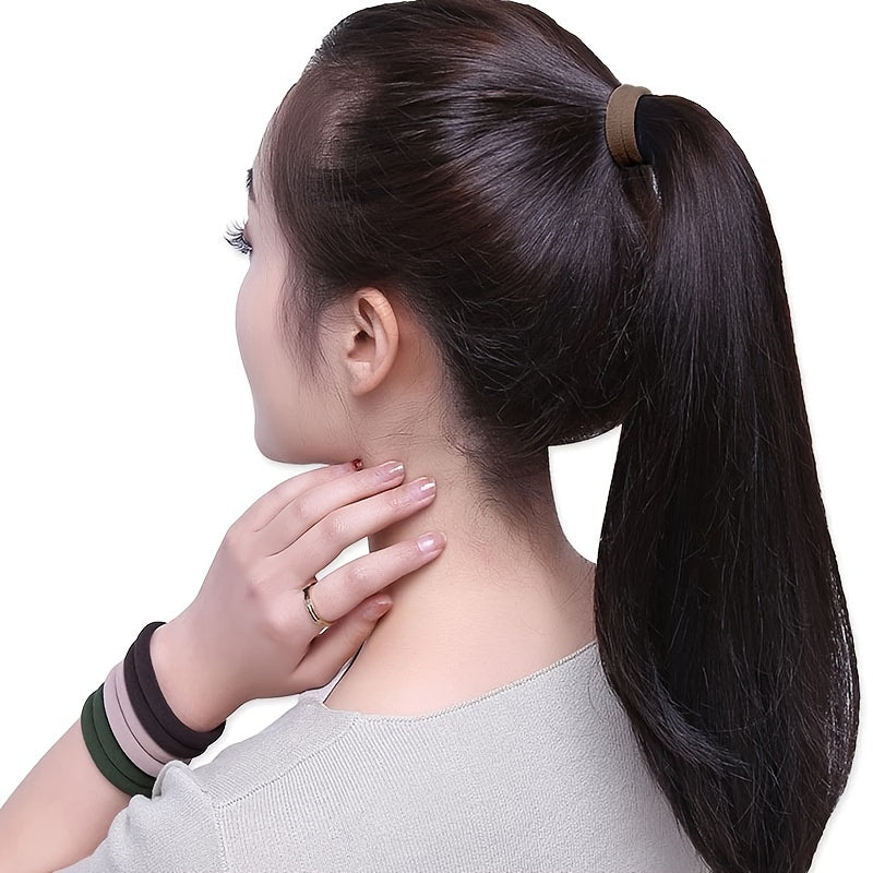 50pcs/Set Women Girls Basic Hair Bands 4cm