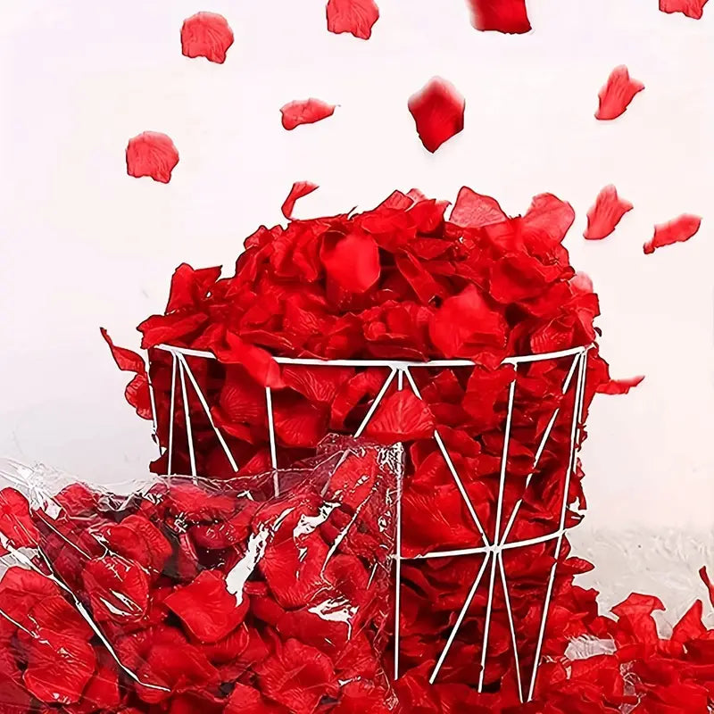 1000pcs Rose Petals Fake Rose Petals Romantic Night Wedding Decoration Party