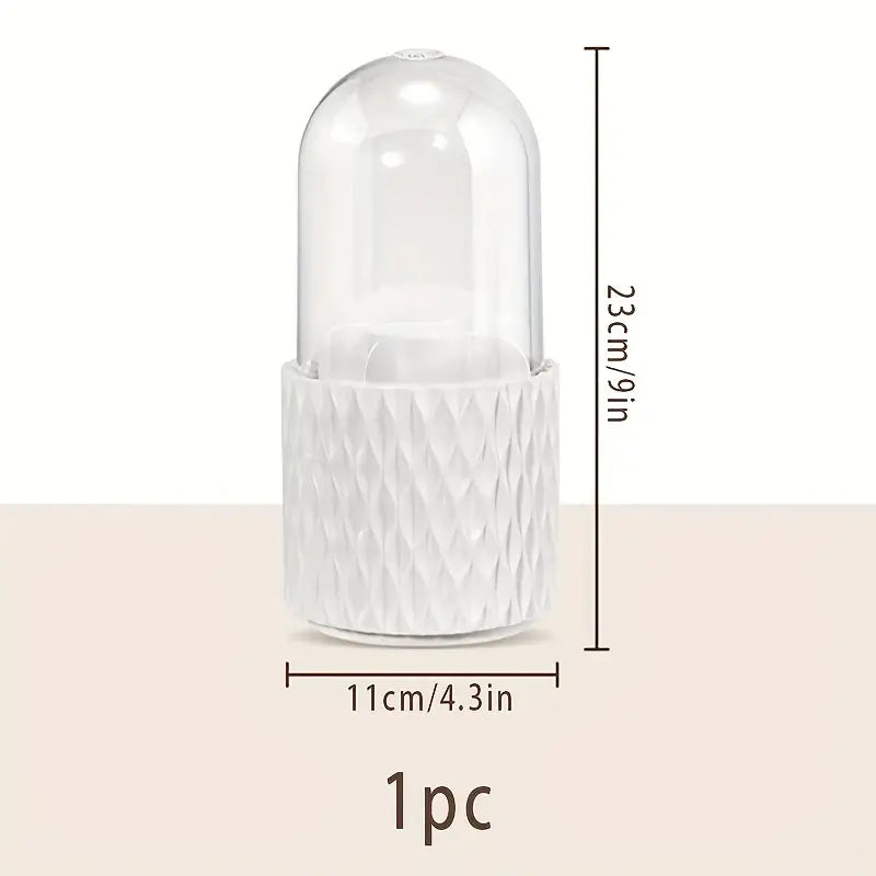 1pc Makeup Brush Storage Box, 360° Rotating Pen Holder