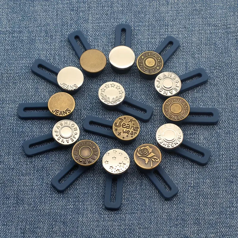 5pcs Jeans Waist Size Change Artifact Waist Expansion Button