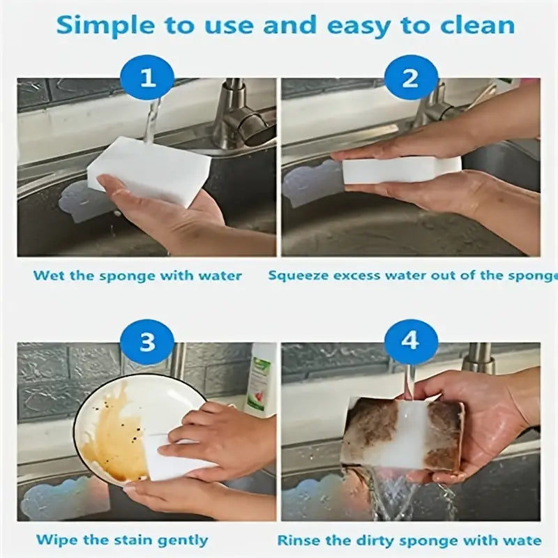 8/16pcs, Magic Sponge Eraser, Foam Cleaning Sponge