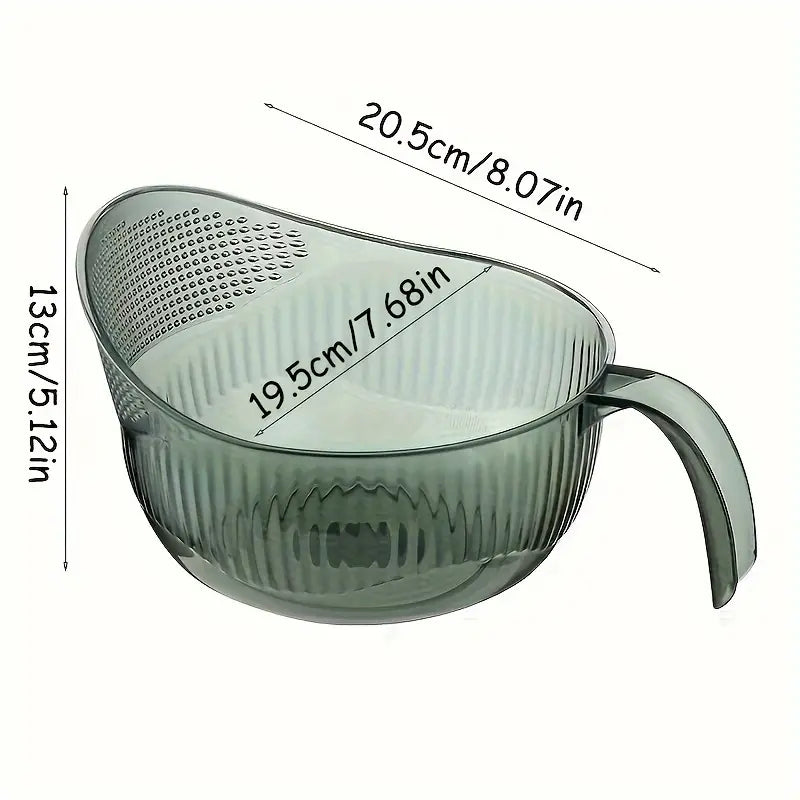 Kitchen Multifunctional Plastic Rice Washing Sieve