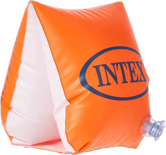 Intex Deluxe Arm Bands, Orange, 58642, 3 -6 Years