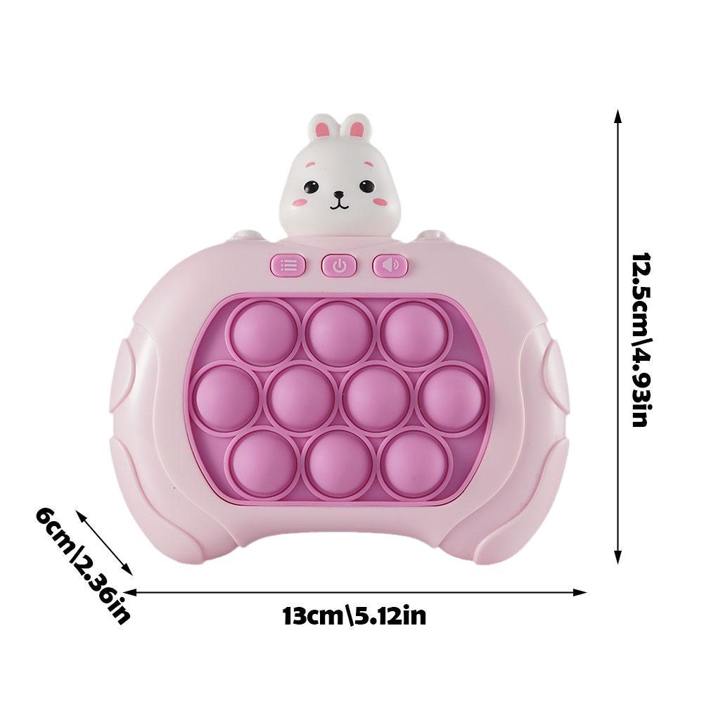 Rabbit Pocket Game For Kids, Quick Push Bubble Competitive Decompression Game Console