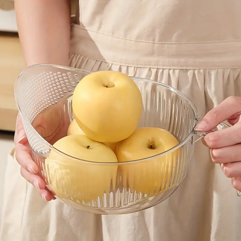 Kitchen Multifunctional Plastic Rice Washing Sieve