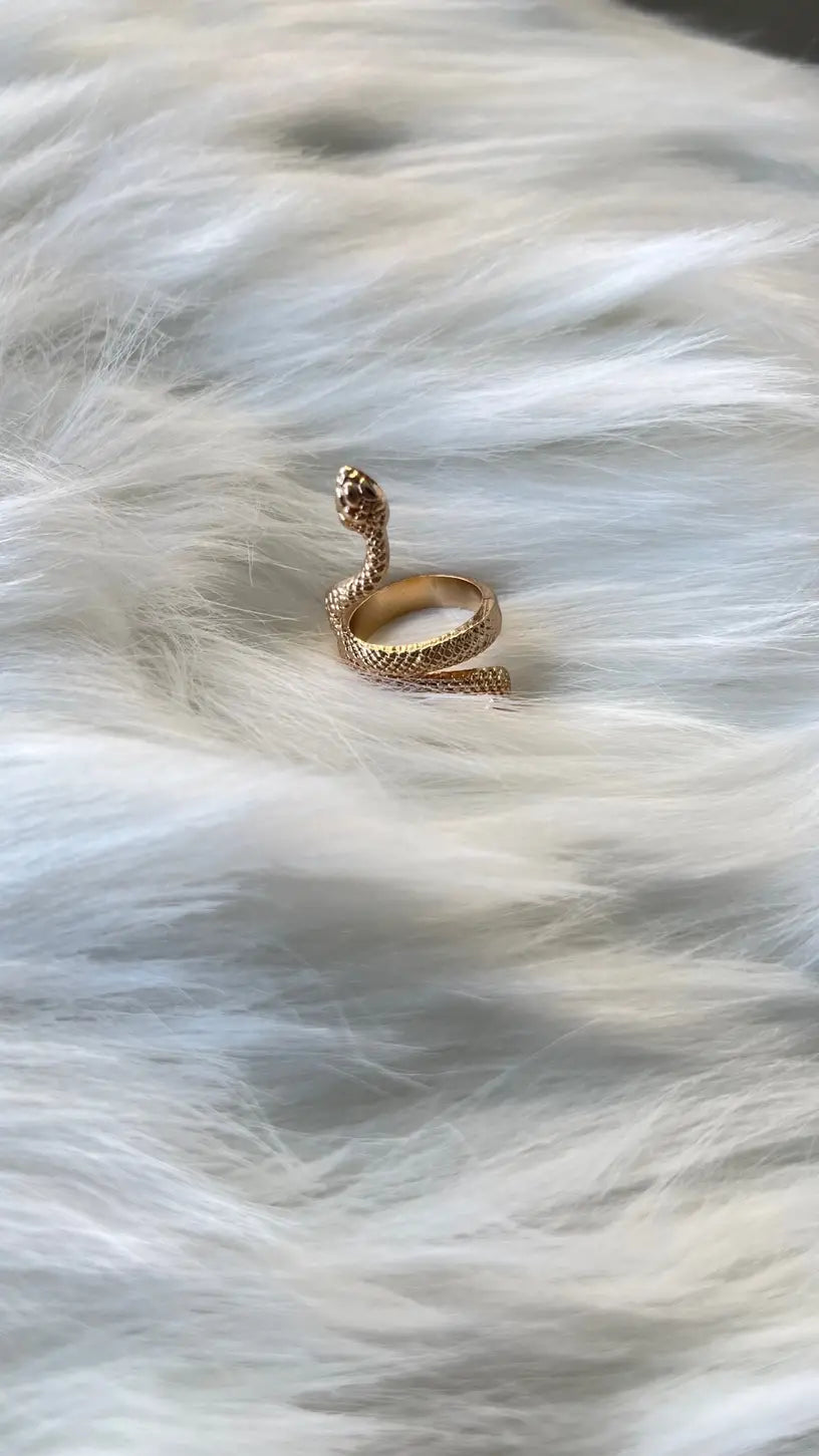 Snake Ring Punk Style Animal Design Hand Jewelry For Men Women Unisex Jewelry