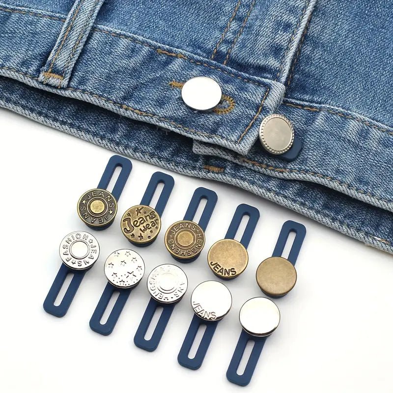 5pcs Jeans Waist Size Change Artifact Waist Expansion Button