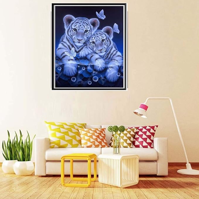 5D Diamond Painting Round And Square Full Drill Dream- Tiger