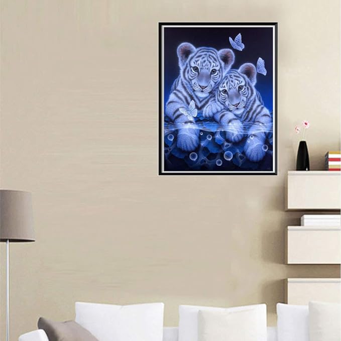 5D Diamond Painting Round And Square Full Drill Dream- Tiger