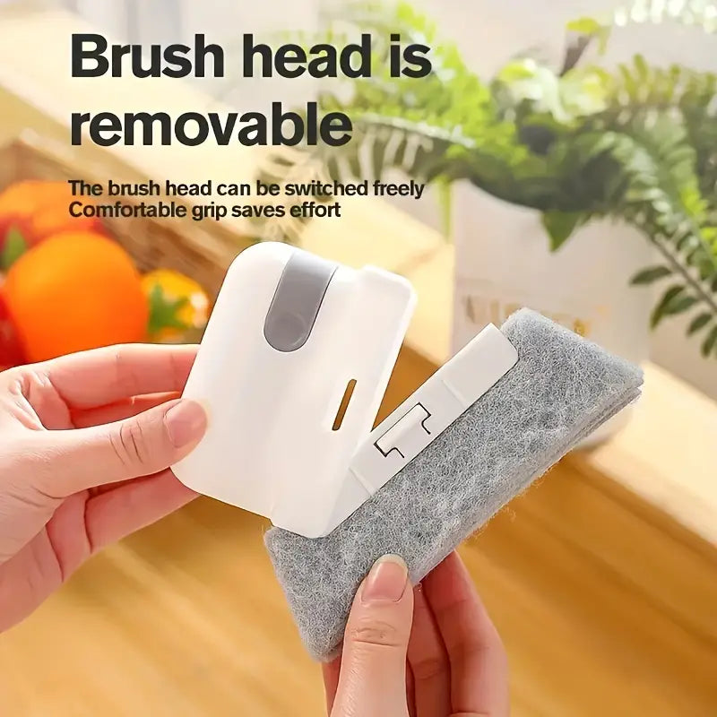 1pcs Universal Window Rail Cleaning Brush