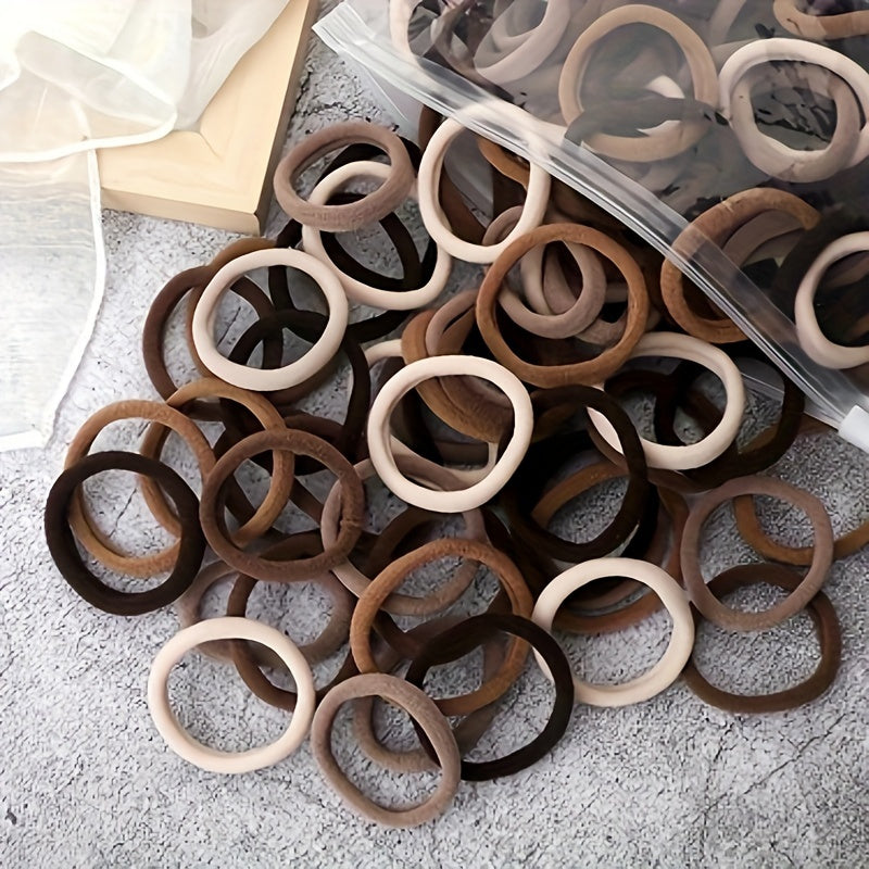 50pcs/Set Women Girls Basic Hair Bands 4cm