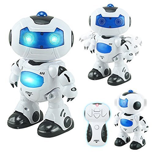 Robot - A Lifelike Dance Robot - with Remote Control, Go Forward, Back, Left Turn,Right Turn,Light,Music, Dance