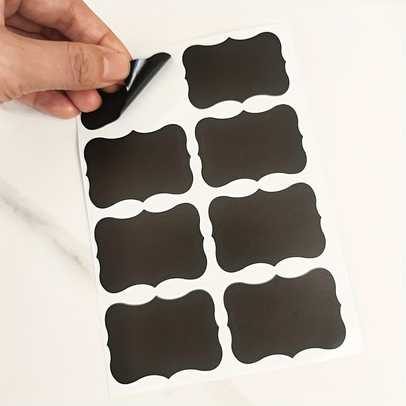 40pcs Glass Jar Bottle Stickers, Kitchen Organizer Labels