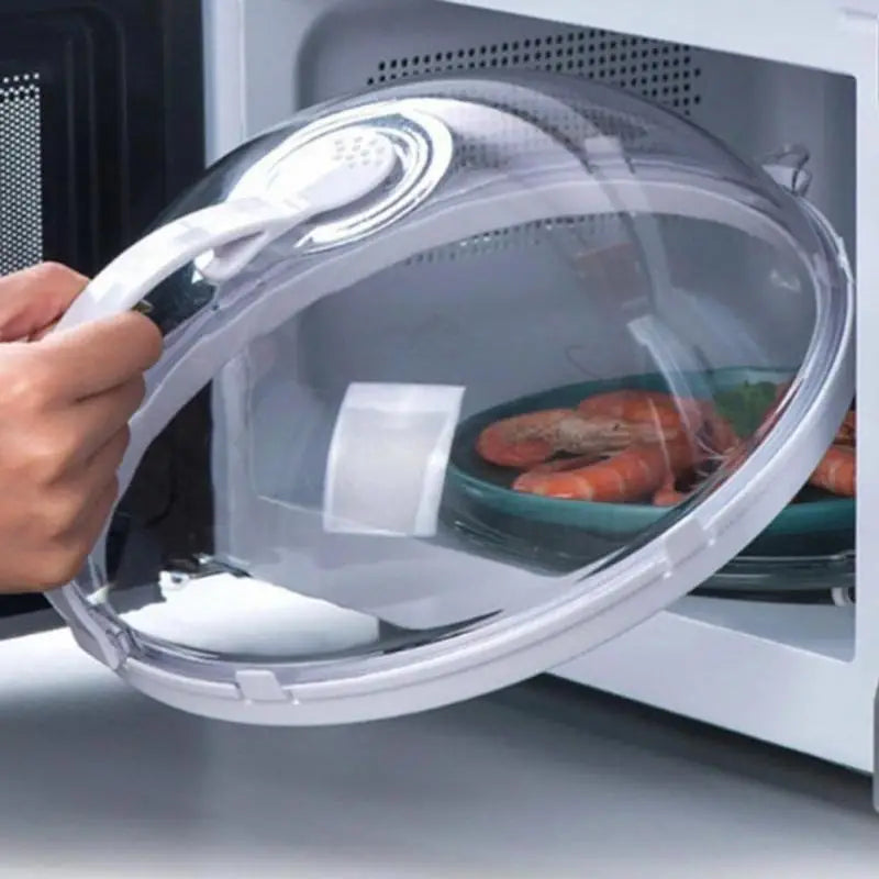1pc Food Cover, Microwave Splatter Plate Cover Lid, Heat Resistant 200 Degrees