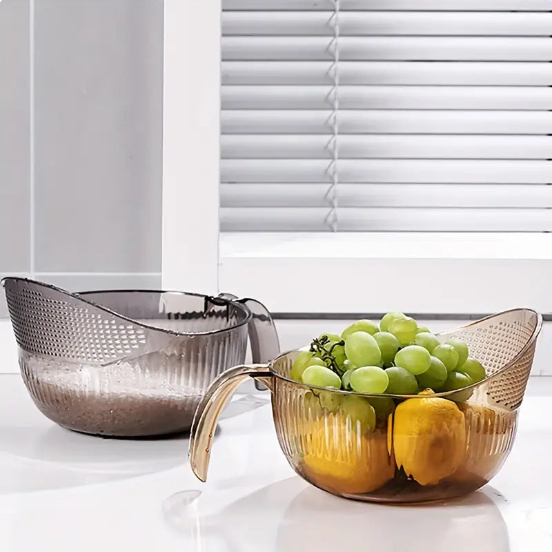 Kitchen Multifunctional Plastic Rice Washing Sieve