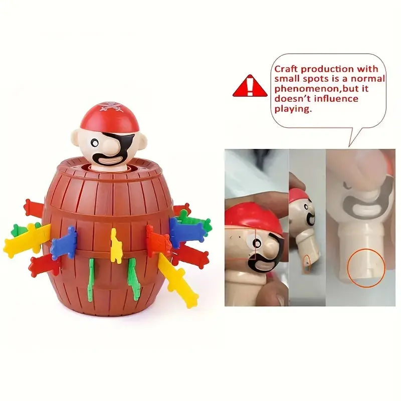 Children's Puzzle Pirate Bucket Uncle Family Party Table Toy(Small Size)