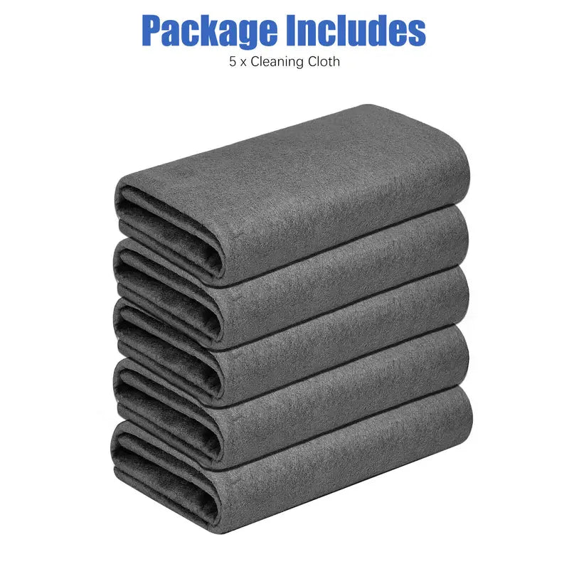 5pcs Reusable Microfiber Magic Cleaning Rag