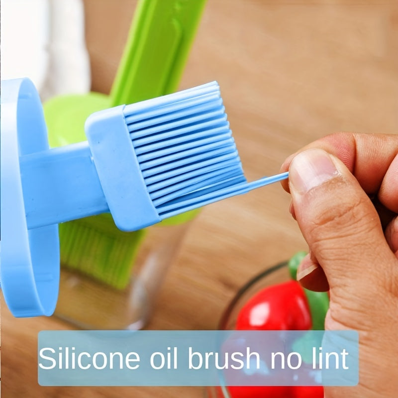 Integrated Barbecue Brush, High-Temperature Resistance (Random Color)
