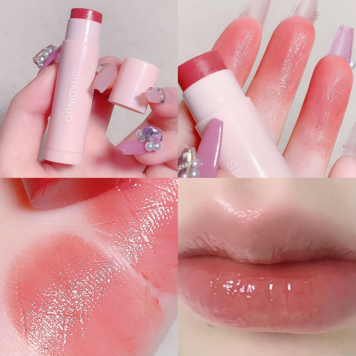 3pcs Set Moisturizing Tinted Lip Balm Korean Makeup