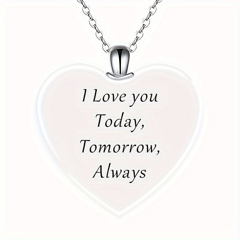 Exquisite Unicorn Heart-Shaped Crystal Pendant Necklace