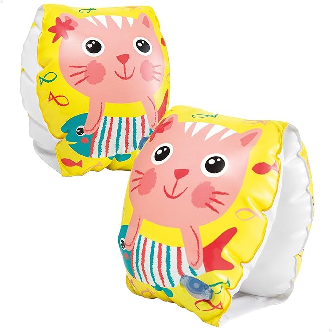 Intex Deluxe Arm Bands, Orange, 6 -36 Months Boys & Girls
