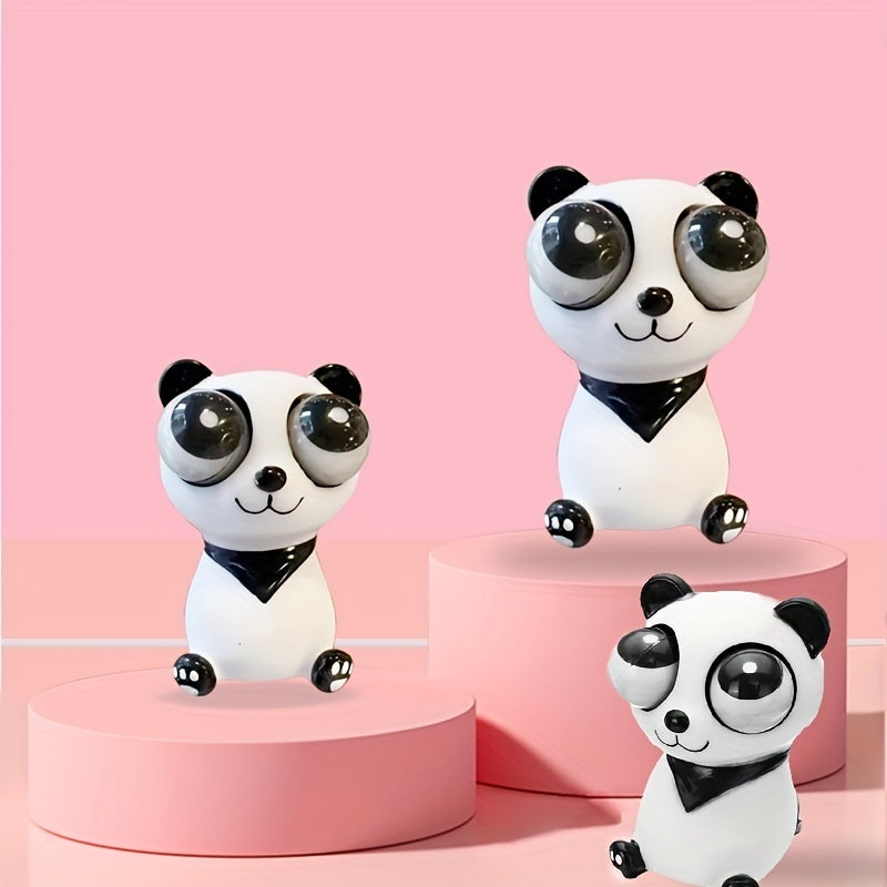 1pc Novel And Eye-catching Panda Toy, Pinch And Squeeze Little Panda Toy, Different Sizes