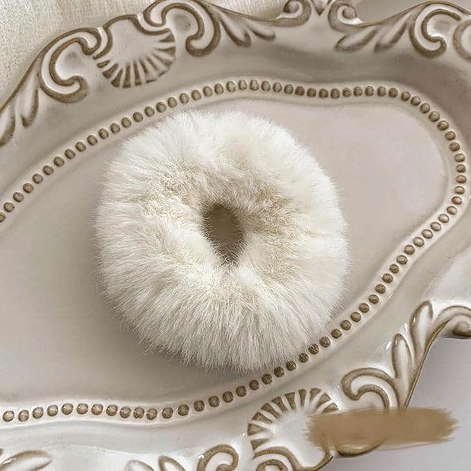 Set/7PCS Plush Scrunchies Soft Large Intestine Hair Ring