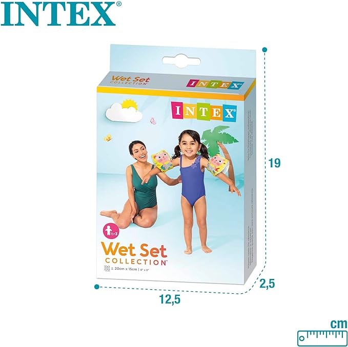 Intex Deluxe Arm Bands, Orange, 6 -36 Months Boys & Girls