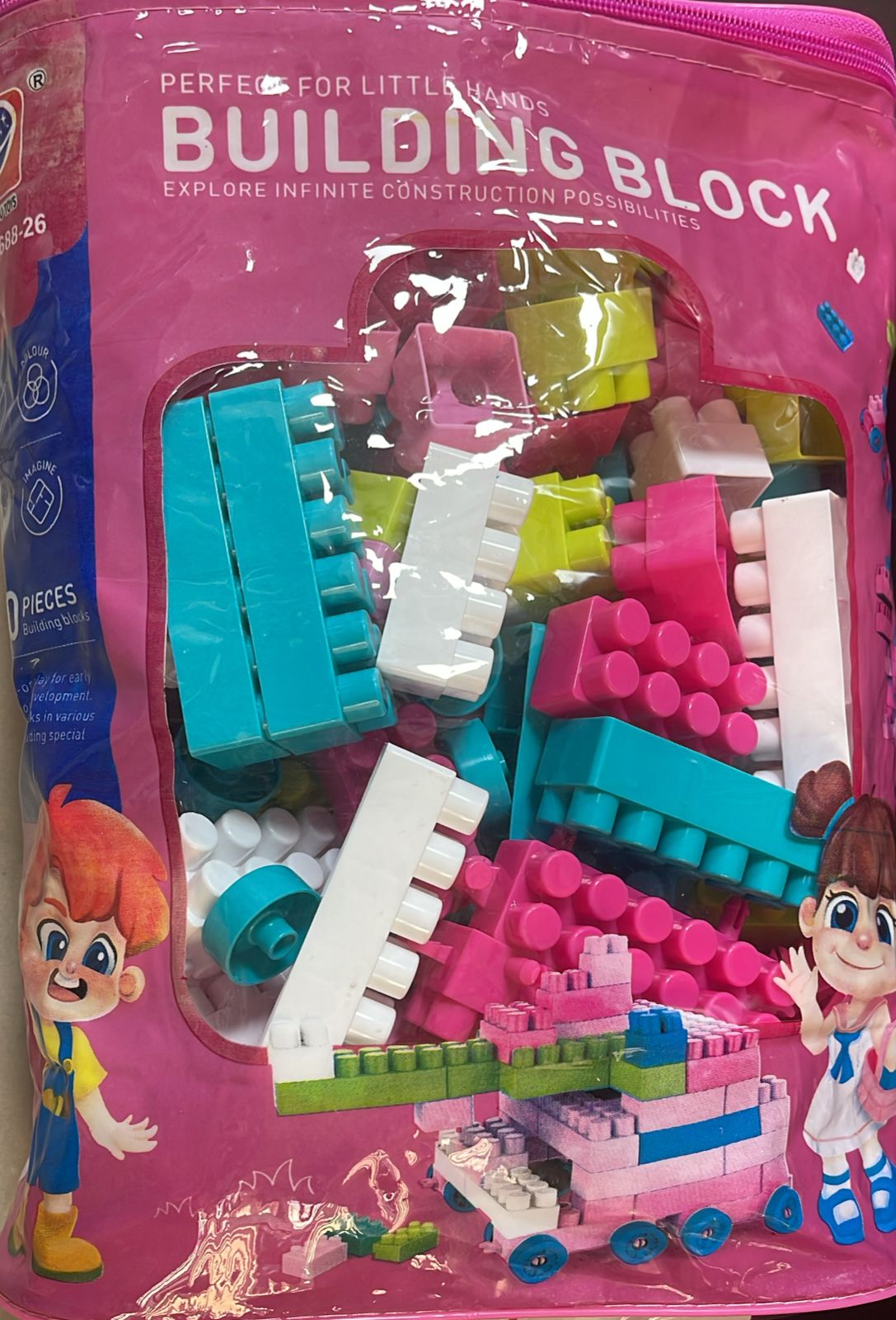 230 PCS Children DIY Building Blocks Set Educational Blocks Toys for Kids