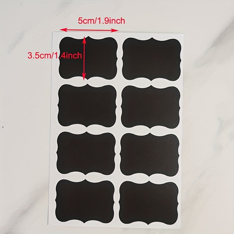 40pcs Glass Jar Bottle Stickers, Kitchen Organizer Labels