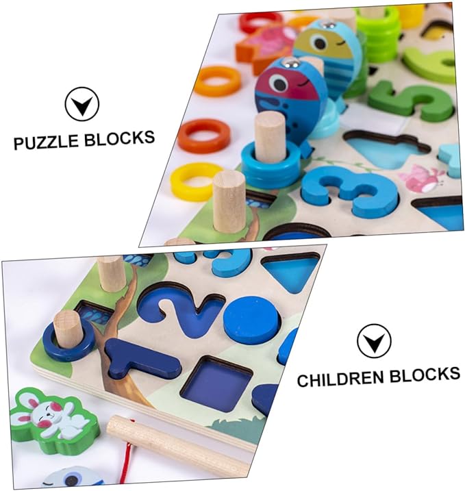 Boost Your Child's Intelligence With This Wooden Multifunctional Puzzle Toys!