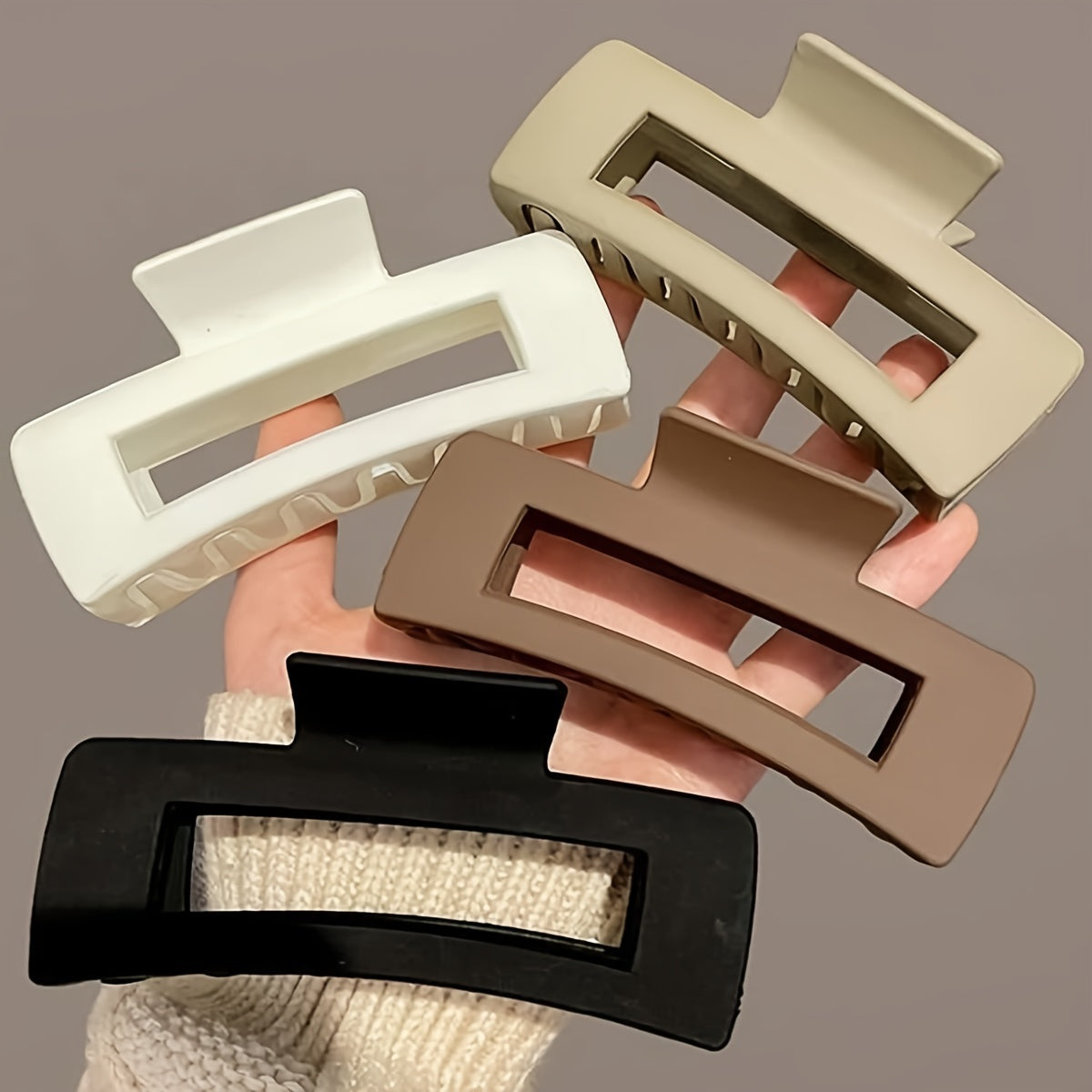 4pcs Large Strong Hold Hair Claw Clips