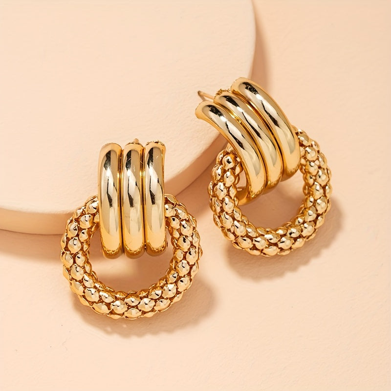 Creative Snake Bone Chain Design Stud Earrings Alloy Jewelry Elegant Sexy Style Suitable For Women Party Ear Accessories