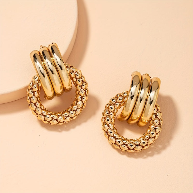 Creative Snake Bone Chain Design Stud Earrings Alloy Jewelry Elegant Sexy Style Suitable For Women Party Ear Accessories