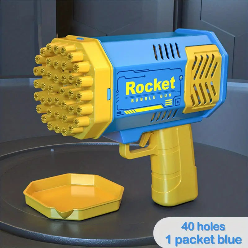 40-hole Electric Bubble Machine Handheld Gauntling (Bubble liquid and battery not included)