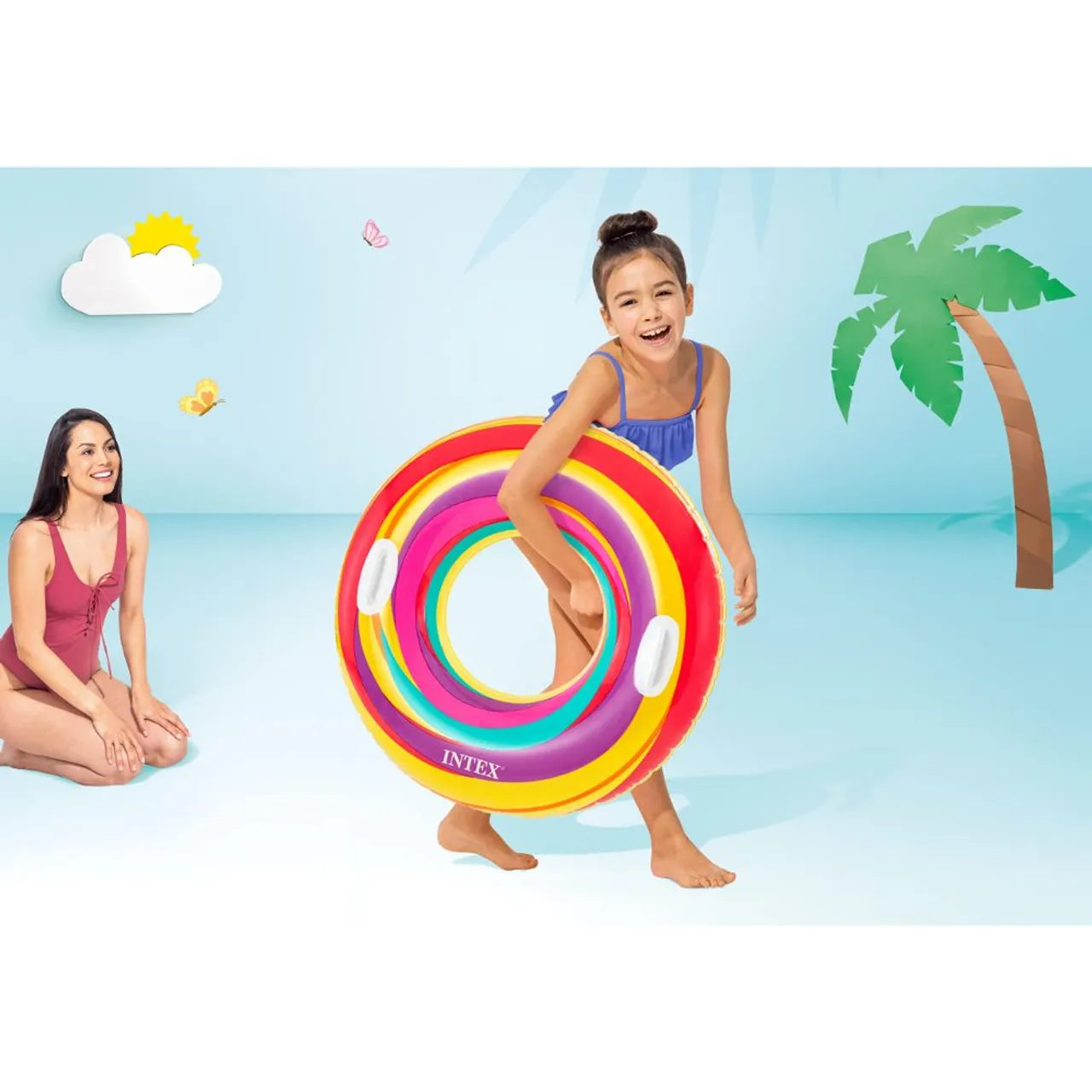 Intex - Inflatable Pool Swim Tubes - Assortment 91cm 1pc