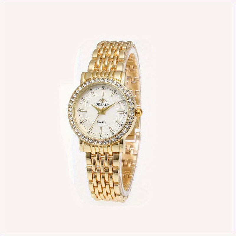 Women's Watch Luxury Rhinestone Quartz
