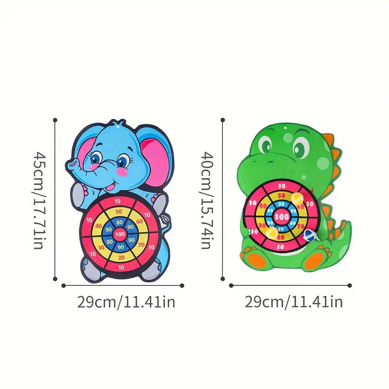 Large Dart Board For Kids With 12 Sticky Balls