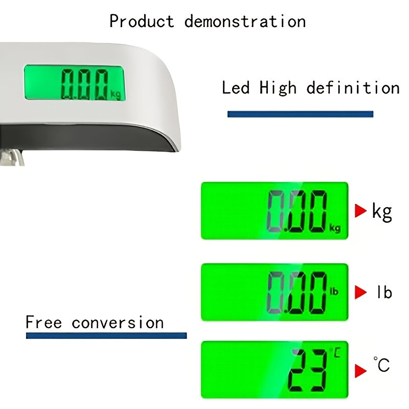 Digital Handheld Luggage Hanging Baggage Scale,hand Scale