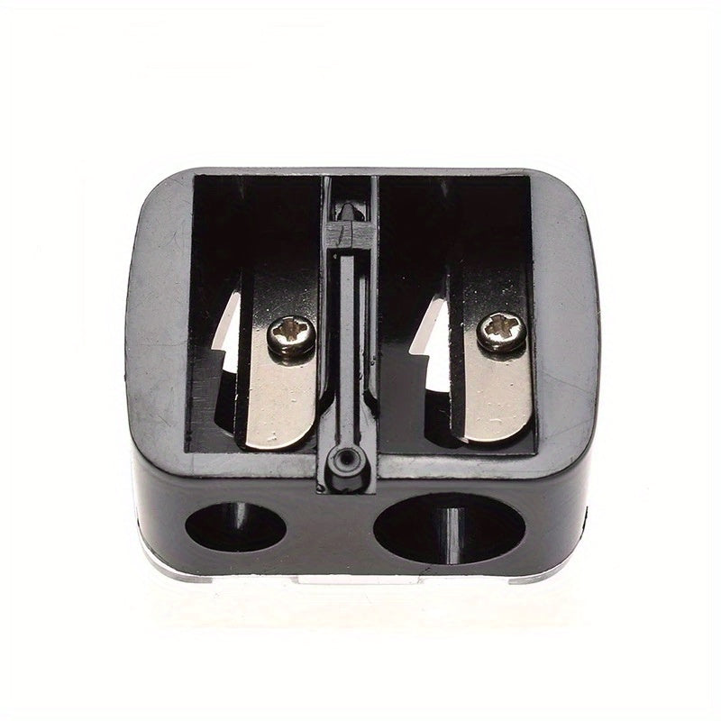 Double Hole Pencil Sharpener For Lipstick, Makeup, Eyebrow Razor, Lip Liner