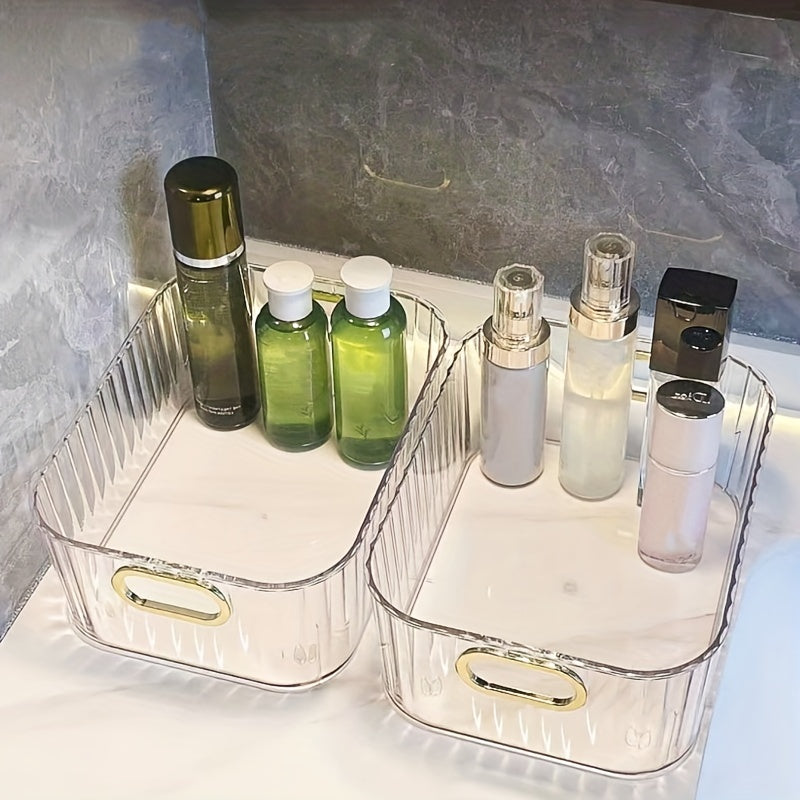 1pc Desktop Cosmetic Storage Box, Dresser Skin Care Sundries