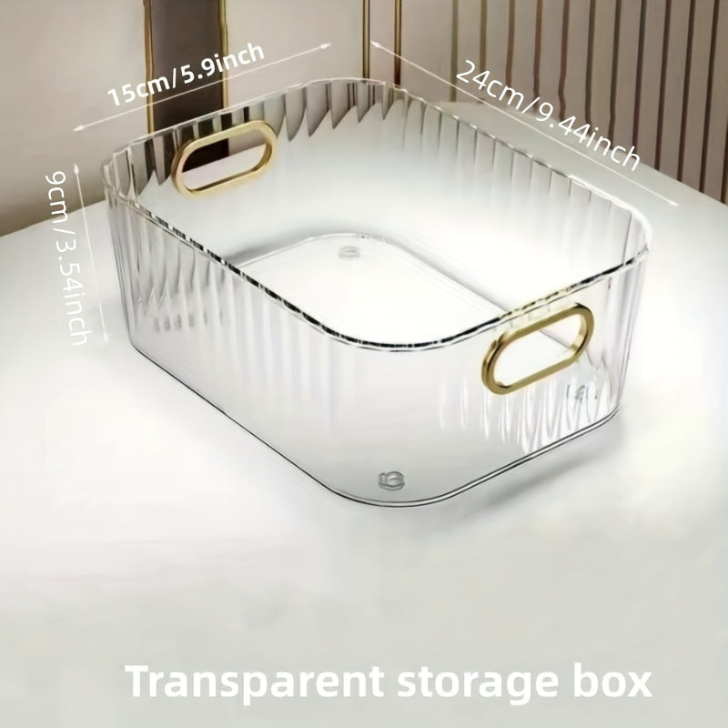 1pc Desktop Cosmetic Storage Box, Dresser Skin Care Sundries