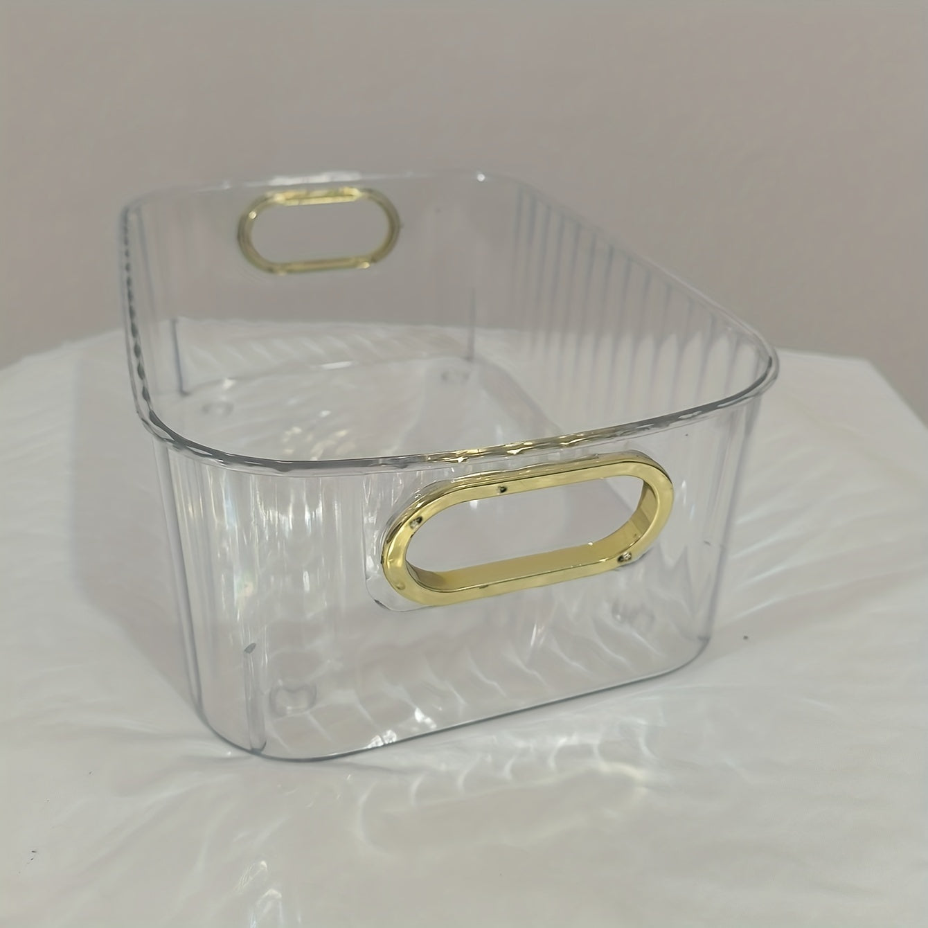 1pc Desktop Cosmetic Storage Box, Dresser Skin Care Sundries