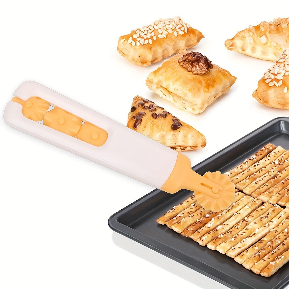 1pc, Dumplings Biscuit Roller Cookie Round Rolling Cutting Blade