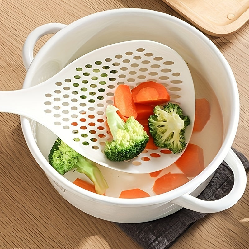 Multi-Purpose Kitchen Colander - Long Handle, Leak-Proof Mesh, Non-Slip Design
