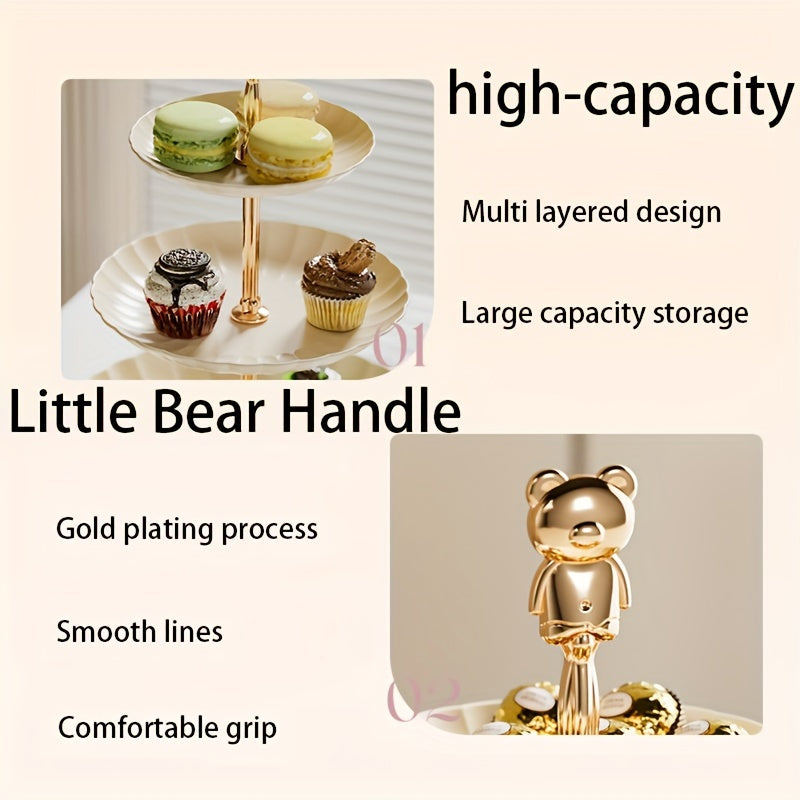 1pc Household Dried Fruit Tray, Living Room Coffee Table, High Appearance Fruit Tray